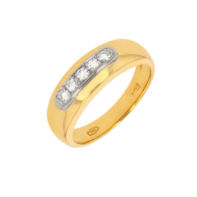 Acheter Bague diamants 0.12 carat 2 ors 5.80g Comme neuf - 1600,00 € Bague diamants 0.12 carat 2 ors 5.80g Comme neuf - reconditionné disponible sur Gemme Les Bijoux